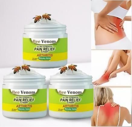 BeeRelief™ Bee Venom Joint & Bone Therapy Cream – 100g × 3 (Value Pack)